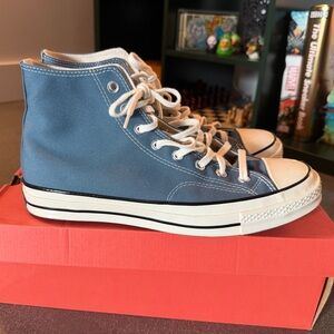 Converse Chuck 70 HI Deep Waters/Egret/Black - A00752C - Men’s Size 11 / Wmns 13